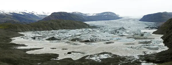 Hoffellsjokull冰川 Vatnajokull主要冰川 — 图库照片