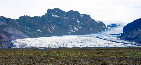 Parc National Skaftafell Bordé Par Parc National Vatnaj Kull Islande — Photo