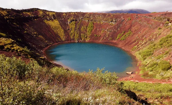Crater Kerid Msnes Área Golden Circle Islandia —  Fotos de Stock