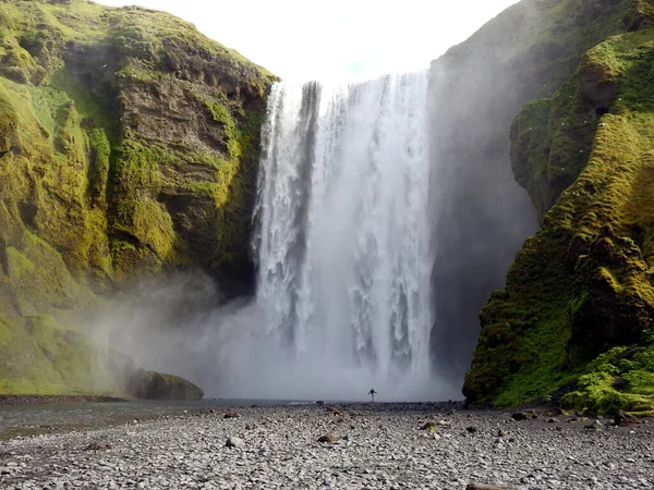 Gafoss Waterfall Gar Landmannalaugar Islanda — Foto Stock