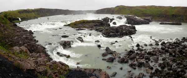 Urridafoss Vízesés Folyó Délnyugat Izland — Stock Fotó