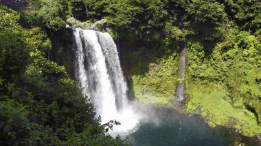 Shiraito Şelalesi, Fuji-Hakone-Izu Ulusal Parkı, Fujinomiya, Honshu Adası - Japonya