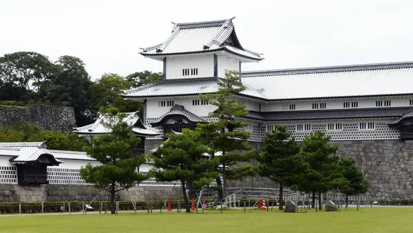 Château Kanazawa Île Ishikawa Honshu Japon — Photo