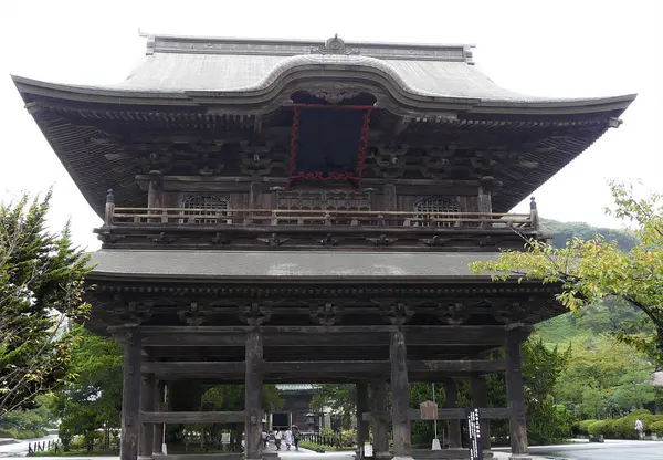 Храм Кенч Дзі Камакура Острів Хонсю Японія — стокове фото