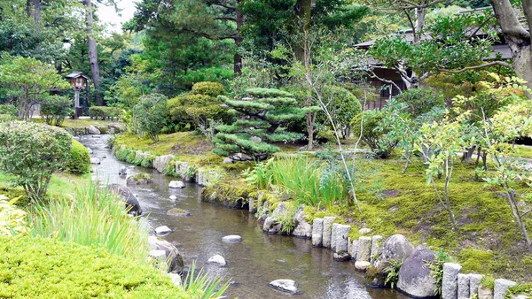 Kenrokuen Gardens Kanazawa Ilha Ishikawa Honshu Japão — Fotografia de Stock