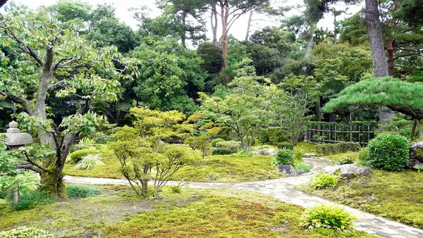 Ogrody Kenrokuen Kanazawa Wyspa Ishikawa Honshu Japonia — Zdjęcie stockowe