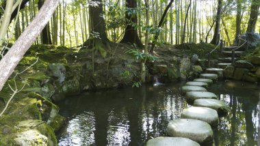 Tenjuan Bahçesi, Kyoto Honshu Adası - Japonya