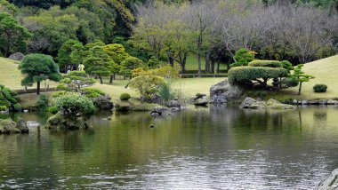 Suizenji Jojuen Bahçesi, Kumamoto, Honshu Adası - Japonya