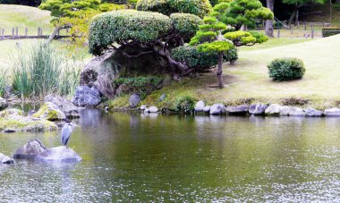 Suizenji Jojuen Bahçesi, Kumamoto, Honshu Adası - Japonya