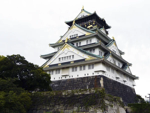 Castillo Osaka Isla Honshu Japón — Foto de Stock
