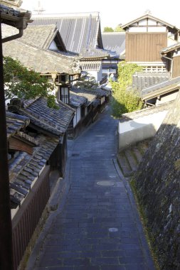 Samuray Bölgesi, Usuki, Oita Bölgesi Kyushu Adası - Japonya