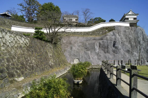 Castillo Usuki Prefectura Oita Isla Kyushu Japón Fotos de stock libres de derechos
