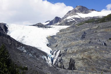 Valdez 'den Fairbanks, Alaska' ya kadar Richardson Hw güzergahındaki Worthington Buzulu