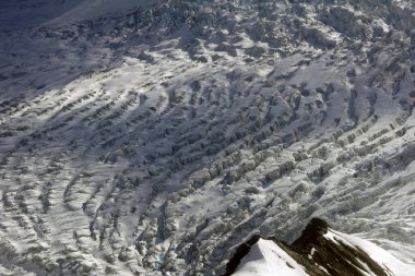 McKinley Dağı Buzulları, Denali Ulusal Parkı, Alaska - ABD