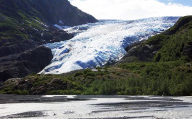 Çıkış Buzulu, Kenai Yarımadası, Alaska - ABD