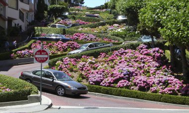 Lombard Caddesi, San Francisco, California - Estados Unidos