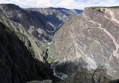 Boyalı Duvar, Kara Kanyon Silah, Colorado - ABD