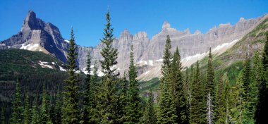 Buzul Ulusal Parkı, Buzdağı Gölü, Montana - ABD