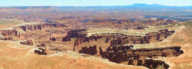 Buck Canyon Overlook, Canyolands Ulusal Parkı, Utah - ABD