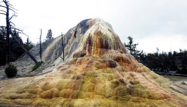 Land of Colors, Yellowstone, Wyoming - United States clipart