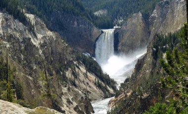 Lower Falls, Yellowstone Wyoming - United States clipart