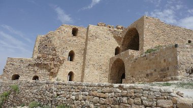 El Karak Kalesi 'nin İçi - Ürdün