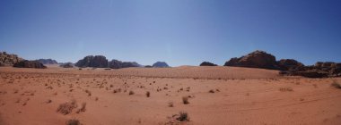 Wadi Rum çöl manzara - Jordan