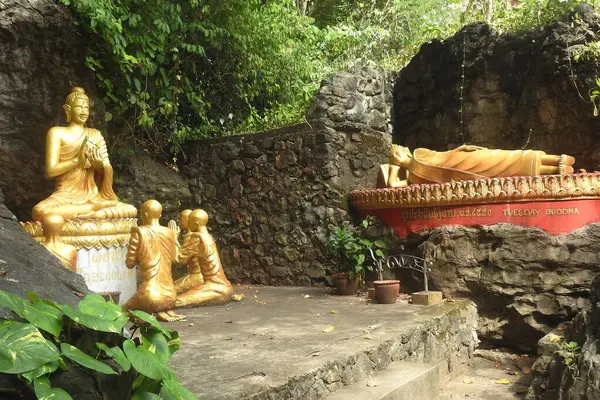 Stock image Budas, Colina Phu Di, Luang Prabang - Laos