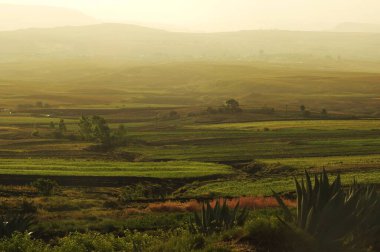 Malealea 'nın Panoramik Görünümü - Lesotho