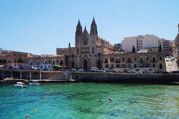 St. Julians Kilisesi, Sliema - Malta Adası