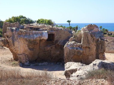 Deniz feneri manzarası, Paphos - Kıbrıs