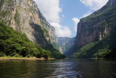 Sumidero Kanyonu manzarası, Tuxtla, Chiapas - Meksika
