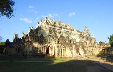 Ben Nu Brick Manastırı, Inwa, Mandalay Myanmar - Burma