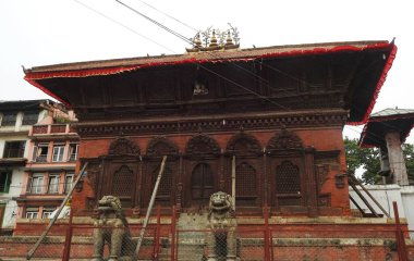 Shiva Parvati Temple, Hanuman Dhoka Durbar Square, Kathmandu - Nepal clipart