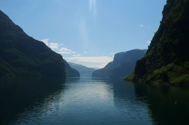 Naerofjorden fiyortu, Vestland Bölgesi - Norveç