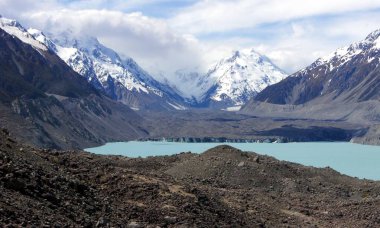 Buzul Aşçısı, Aoraki Dağı Cook Ulusal Parkı, Canterbury, Güney Adası - Yeni Zelanda