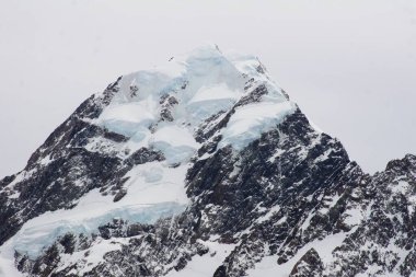 Cook Dağı, Aoraki Dağı Cook Ulusal Parkı, Canterbury, Güney Adası - Yeni Zelanda