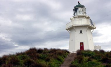 Waipapa Point 'teki deniz feneri, Catlins, Güney Adası, Yeni Zelanda