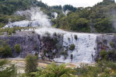 Orakei Korako Jeotermal Parkı, Taupo, Kuzey Adası - Yeni Zelanda