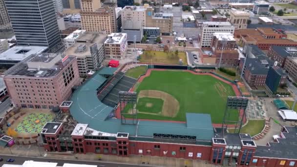 Autozone Park Stadium Memphis Downtown Memphis Tennessee Novembre 2022 — Video