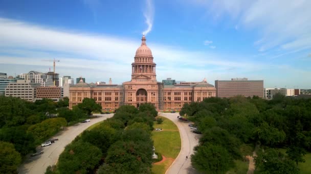 Kapitol Teksasu Austin Góry Austin Texas Listopad 2022 — Wideo stockowe