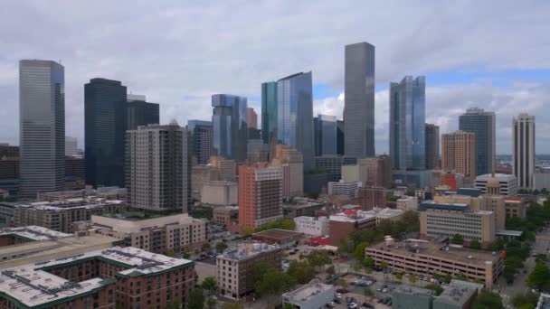 Skyline Houston Texas Dall Alto Houston Texas Novembre 2022 — Video Stock