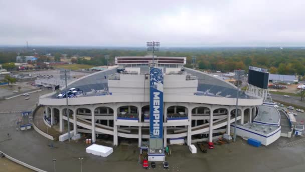 Simmons Bank Liberty Stadium Memphis Domov Fotbalového Týmu Tygrů Memphis — Stock video