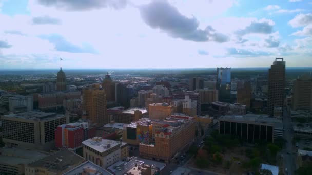 Beau Centre Ville San Antonio Texas Vue Aérienne — Video