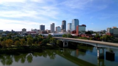 Little Rock 'ın ufuk çizgisi Arkansas' ın başkenti - hava manzarası