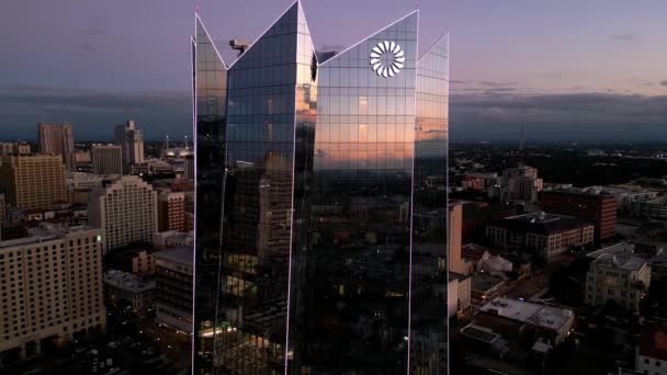 Frost Bank Tower San Antonio Texas Dall Alto San Antonio — Video Stock