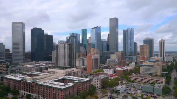 Skyline Houston Texas Dall Alto Houston Texas Novembre 2022 — Video Stock