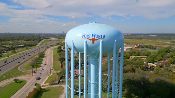 Château Eau Fort Worth Haut Fort Worth Texas Novembre 2022 — Video