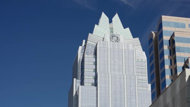 Frost Bank Tower Austin Austin Texas Října 2022 — Stock video