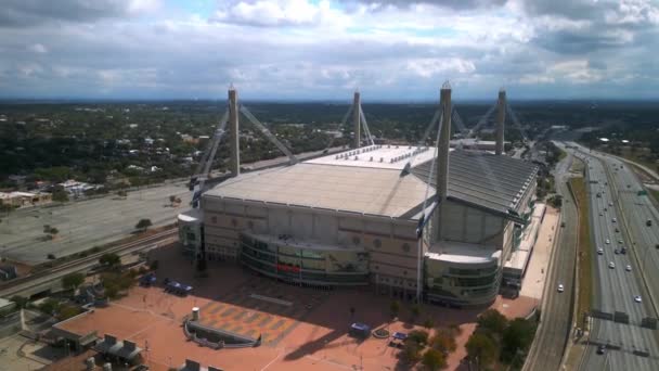 Alamodome Stadium San Antonio Texas Dall Alto San Antonio Texas — Video Stock